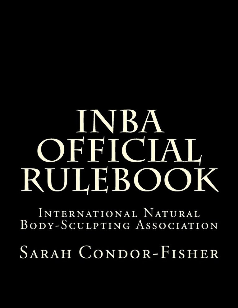 INBA Official Rulebook 1
