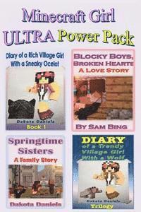 bokomslag Minecraft Girl ULTRA Power Pack: 7 Unofficial Books (Blocky Boys, Broken Hearts; Trendy Village Girl Books 1, 2 & 3; Rich Village Girl 1; Blocky Littl