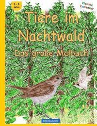 bokomslag BROCKHAUSEN - Tiere im Nachtwald - Das große Malbuch