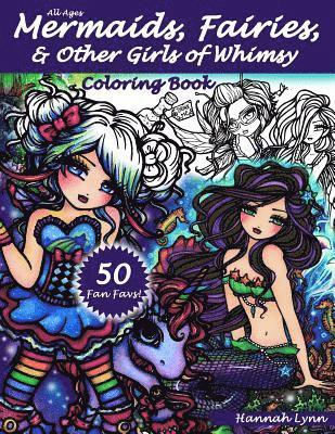 bokomslag Mermaids, Fairies, & Other Girls of Whimsy Coloring Book