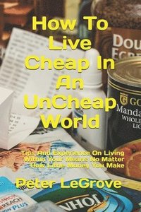 bokomslag How To Live Cheap In An UnCheap World: Tips And Experience On Living Within Your Means No Matter How Little Money You Make