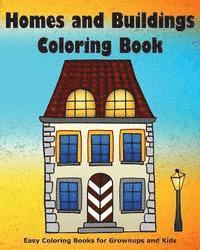Homes and Buildings Coloring Book 1
