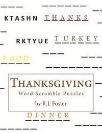 bokomslag Thanksgiving: Word Scramble Puzzles