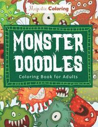 bokomslag Monster Doodles: Coloring Book for Adults