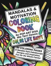 bokomslag MANDALAS & MOTIVATION Coloring Book: Color Yourself Calm, Inspired and Happy