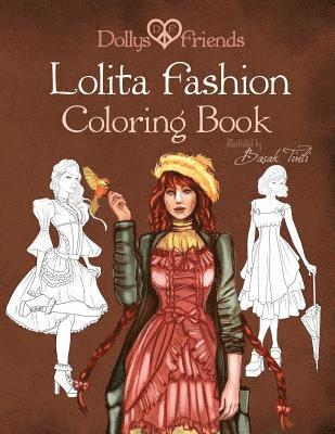 Lolita Fashion Coloring Book Dollys and Friends 1