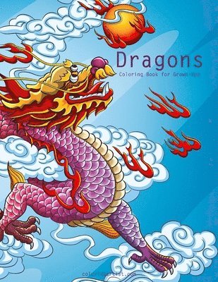 bokomslag Dragons Coloring Book for Grown-Ups 1