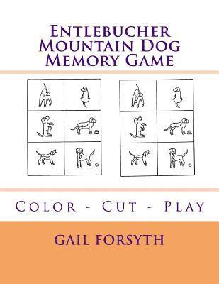 Entlebucher Mountain Dog Memory Game: Color - Cut - Play 1