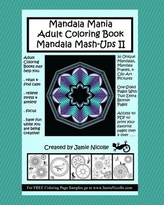 bokomslag Mandala Mania Adult Coloring Book Mandala Mash-Ups II