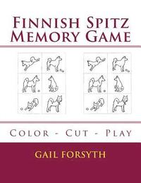 bokomslag Finnish Spitz Memory Game: Color - Cut - Play