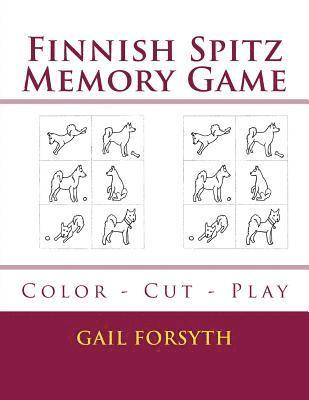 Finnish Spitz Memory Game: Color - Cut - Play 1