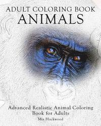 bokomslag Adult Coloring Book: Animals: Advanced Realistic Animal Coloring Book for Adults