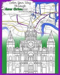 bokomslag Adult Coloring Books: Stress Relieving Relaxation for Grownups and Adults: Color Your Way Through New Orleans With Intricate Designs