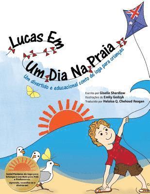 bokomslag Lucas em um dia na praia: Um divertido e educacional conto de ioga para crianças