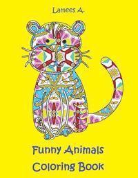 bokomslag Funny Animals Coloring Book For Kids