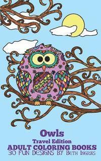 Adult Coloring Books: Owls 1