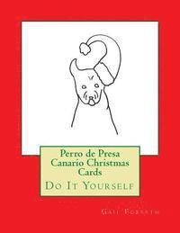 bokomslag Perro de Presa Canario Christmas Cards: Do It Yourself