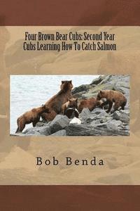 Four Brown Bear Cubs: Second Year Cubs Learning How To Catch Salmon 1