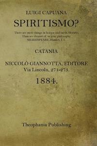 Niccolo Giannotta - Spiritismo?, Häftad