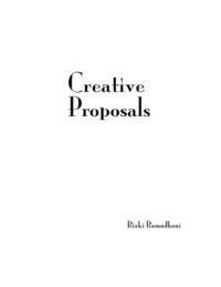 bokomslag Creative Proposals