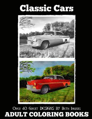 Adult Coloring Books: Classic Cars 1