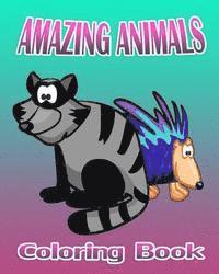 bokomslag Amazing Animals Coloring Book