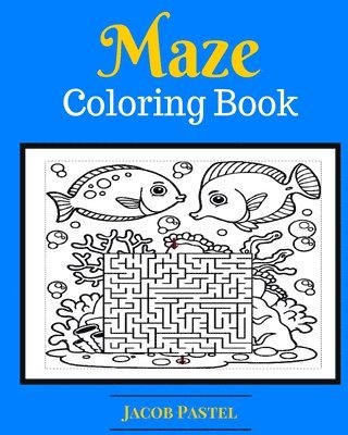 bokomslag Maze Coloring Book: Maze Puzzles