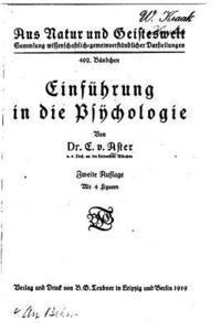 bokomslag Einführung in Die Psychologie, Mit 4 Figuren