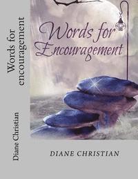 Words for encouragement