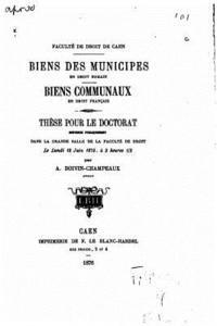 bokomslag Biens des municipes en droit romain, Biens communaux en droit français