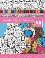 Livres de Coloriage Pour Adultes Crânes De Femmes En Sucre: Mandalas et Figures Apaisantes Pages de Coloriage Pour Adulte 1