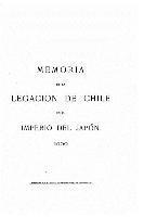 bokomslag Memoria de la legación de Chile en el imperio del Japón