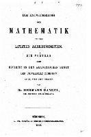 bokomslag Die entwickelung der mathematik in den letzten jahrhunderten
