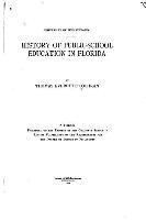 bokomslag History of the Public School Education in Florida