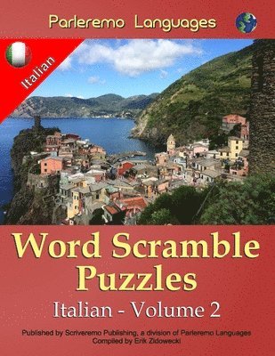 bokomslag Parleremo Languages Word Scramble Puzzles Italian - Volume 2