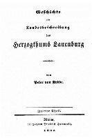 Geschichte und Landesbeschreibung des Herzogtums Lauenburg 1