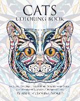bokomslag Cats Coloring Book: An Adult Coloring Book of 40 Detailed and Ornate Cat Designs for Grown-Ups and Adults
