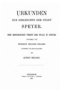 bokomslag Urkunden zur Geschichte der Stadt Speyer