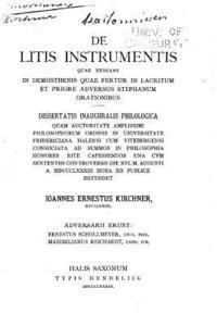 bokomslag De litis instrumentis