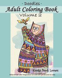 bokomslag Adult Coloring Book - Doodles - Volume 2