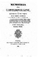 bokomslag Mémoires d'une contemporaine, ou Souvenirs d'une femme sur les principaux personnages