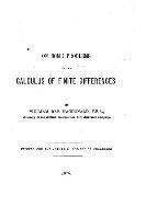 bokomslag On Some Problems in the Calculus of Finite Differences