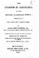 Charles Pettit Mc'Ilvaine - The evidences of Christianity, in their external, or historical division, Häftad