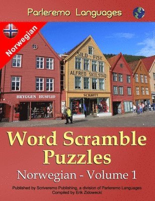 bokomslag Parleremo Languages Word Scramble Puzzles Norwegian - Volume 1