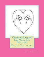 Catahoula Leopard Dog Valentine's Day Cards: Do It Yourself 1