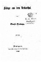 Ernst Ortlepp - Klänge aus dem Neckarthal, Häftad