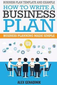 bokomslag Business Plan Template And Example