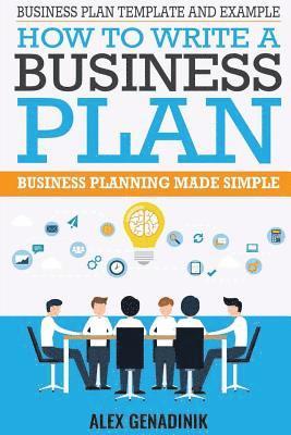 Business Plan Template And Example 1