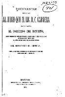 bokomslag Documentos relativos al juicio que el Lic. D. C. Carrera