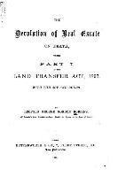 bokomslag The Devolution of Real Estate on Death, Under Part 1 of the Land Transfer Act, 1897